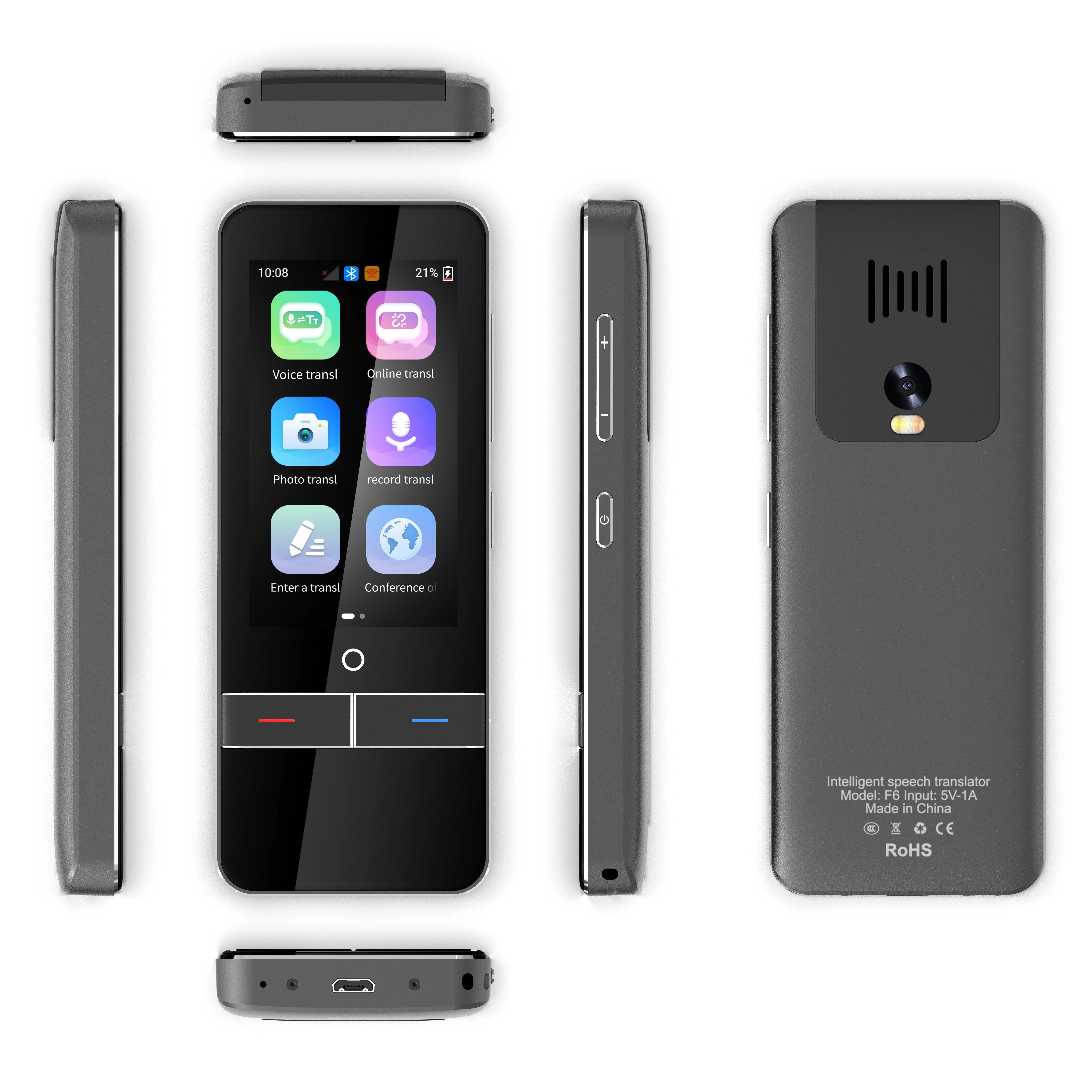 Portable Ai Translator for Effortless Conversations Across Multiple Languages