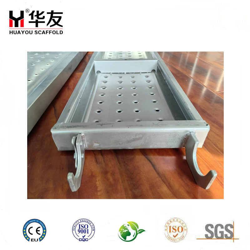 300*50mm Galvanized Steel Plank Heavy Scaffolding Metal Deck Platform for System Scaffold