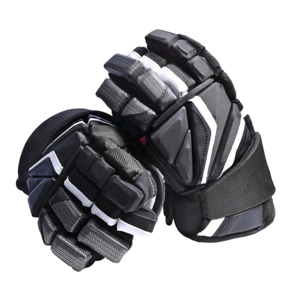 PRO Style Adjustable Wrist Ice Hockey Gloves for Competitive Play
