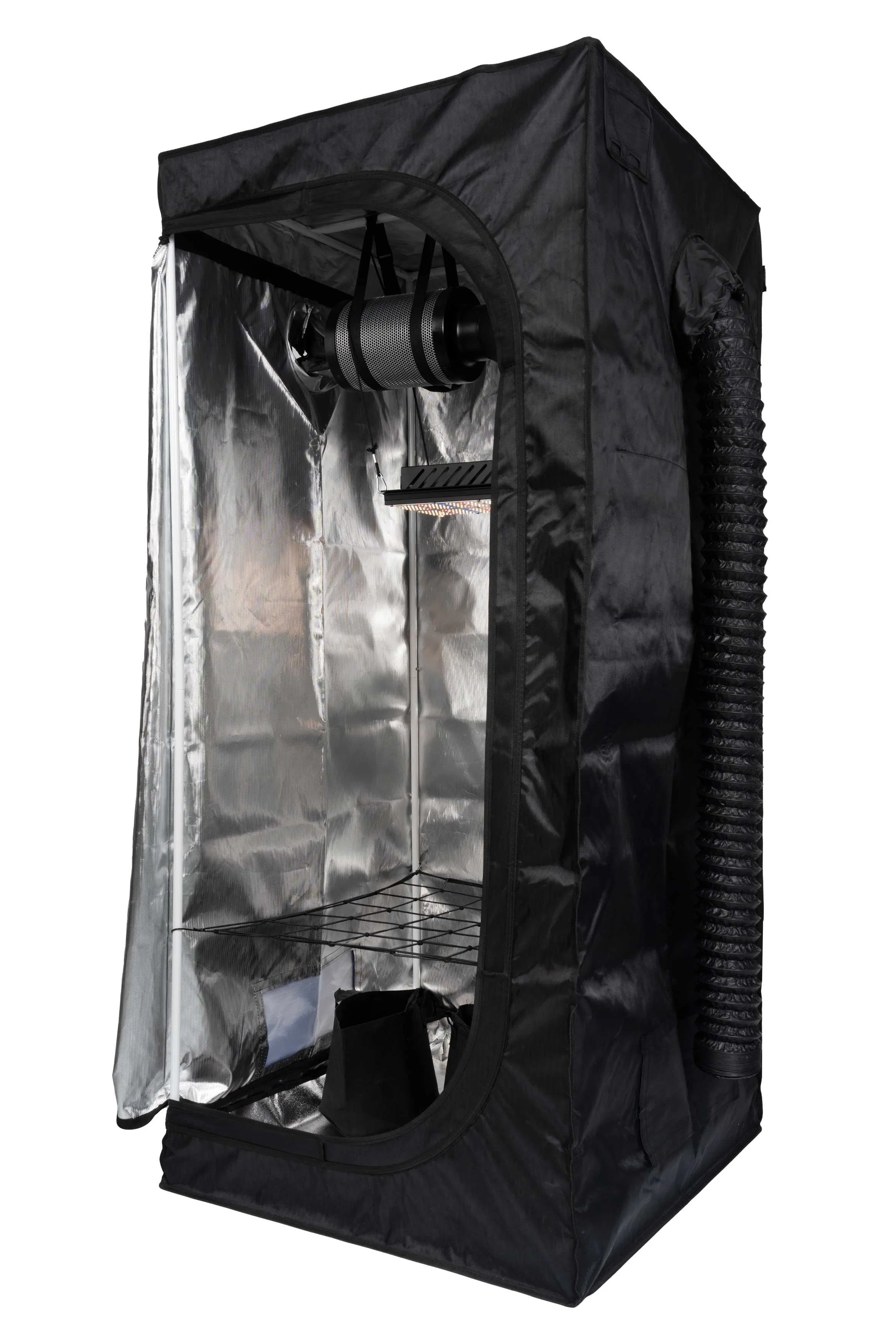 200W Growing Plant Growing Indoor Grow Tent Kit Wireless Small Vertical Farming Grow Tent Kit with Evo (RoHS) Meanwell Power