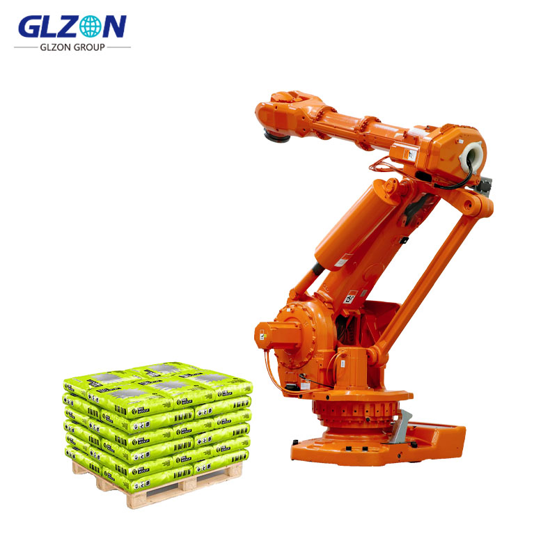 Fully Automatic Box Palletizer with Ai Vision Smart Loading &amp; Stacking System