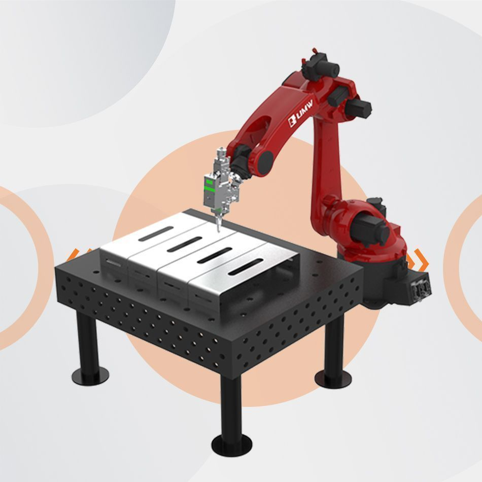 Programmable Robot Arm Machine Laser Cut Holes Industrial Robotic Cutting for Sale