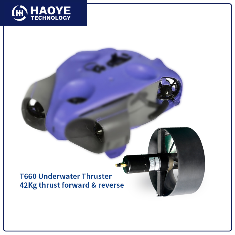 T660 Brushless DC Underwater Thruster for Rovs 40kg Thrust Output