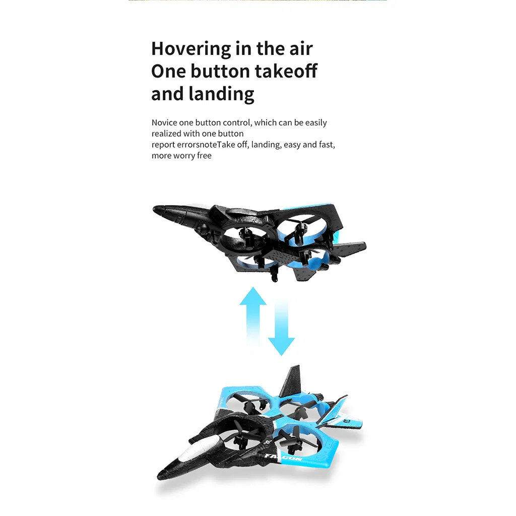 RC Drone Kids Children Toys Gravity Induction Foam Remote Control Plane Warplane with Light