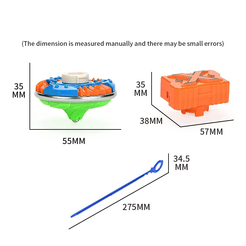 Wholesale Kids Favorite Boys Gift Novel Competitive Toys Popular Colorful Alloy Gyro Children Battle Spinning Top Combat Gyro