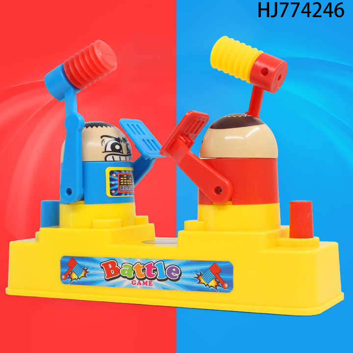 Hot Selling 2 Player Competitive Pounding Battle Toy for Kids and Adults Fun Interactive Duel Game with Hammer Challenge