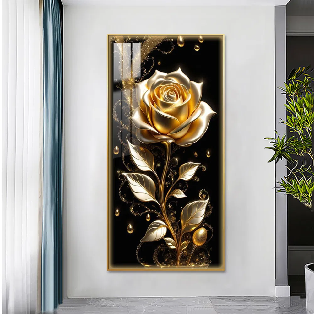 Stylish Crystal Porcelain Painting to Beautify Elegant Home Decor Wall Art
