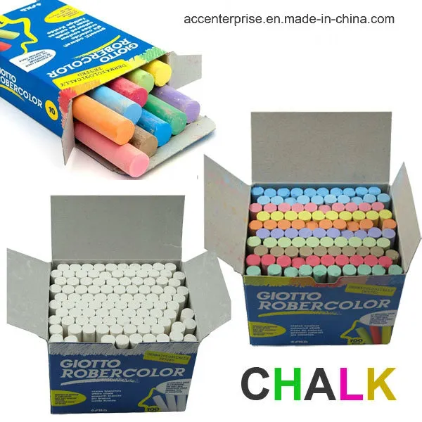 White and Colored Chalk