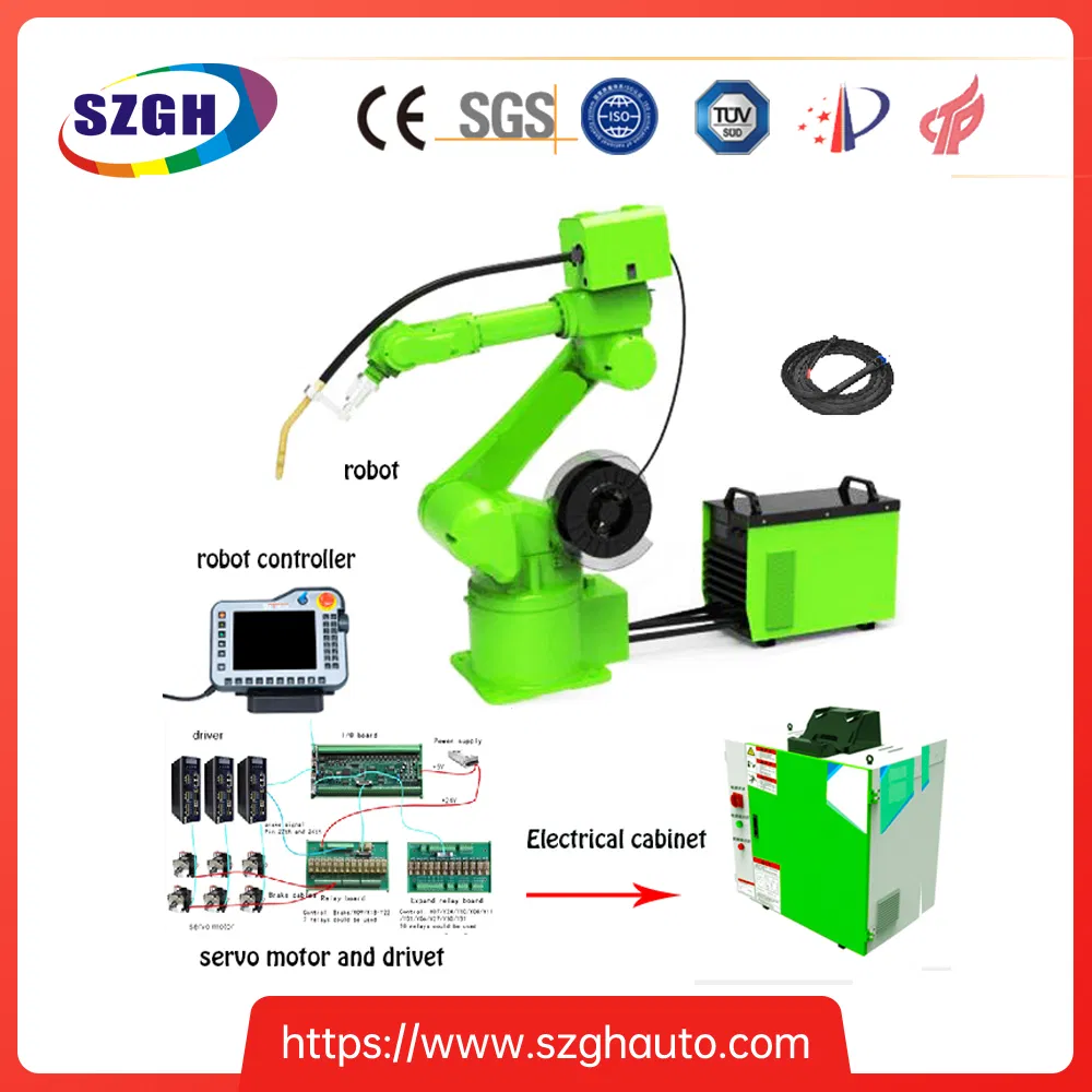 6 Axis Education Robot Industrial Robotic Arm Manipulator for Injection Mold Machine Palletizer and Welding