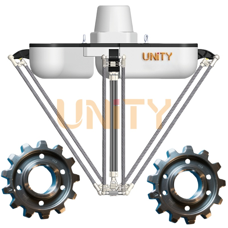 Length 1200mm/1400mm Delta Robot Electrical Programmable 4 Axis Delta Robot for Case Packer