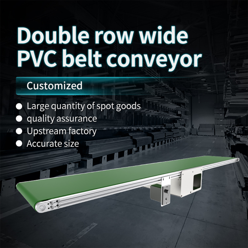 PVC Belt Conveyor Kits with PLC Control for DIY Mini Punch Lines.
