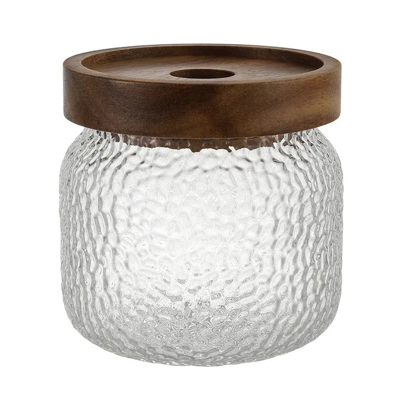 Elegant Glass Storage Jar