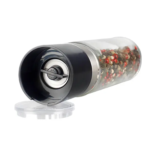 Custom Plastic Manual Pepper Grinder with Ceramic Grinder