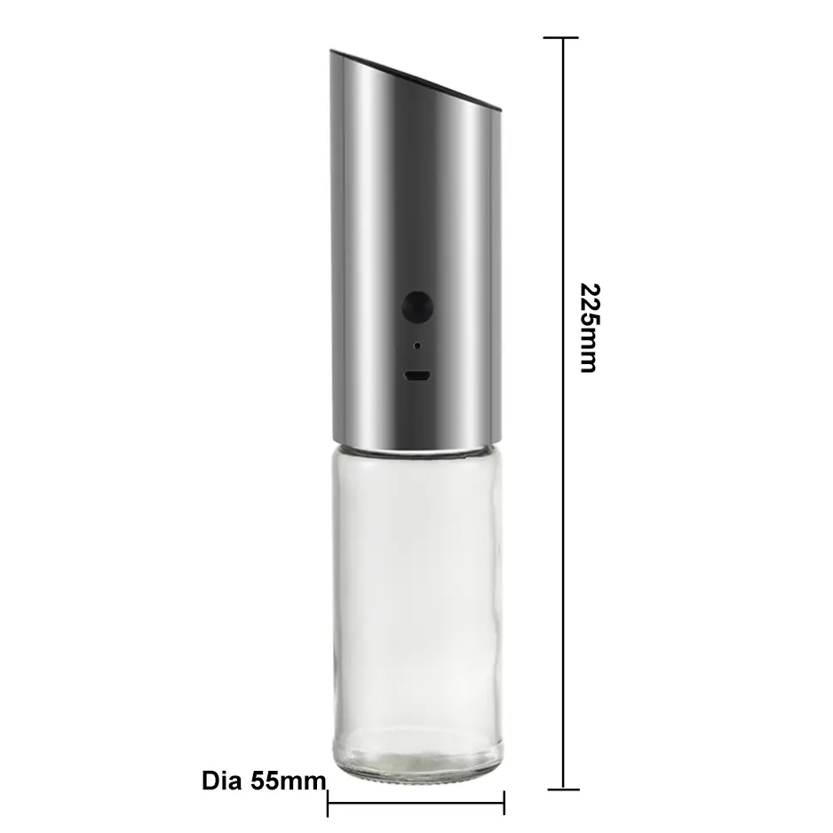Wholesale Rechargeable USB Gravity Salt and Pepper Grinder