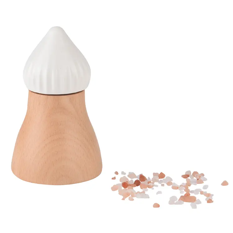 Custom Adjustable Wooden Salt Grinder