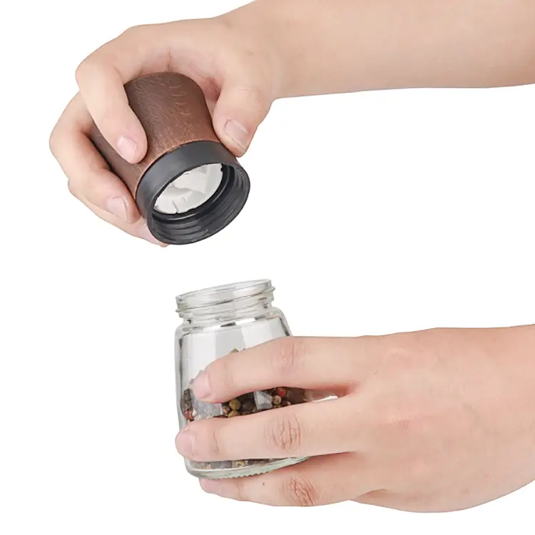High-Quality Bulk Sale Color Clash Wooden Spice Grinder Manufacturers, Manufacturer
