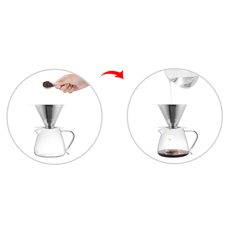 Wholesale Stainless Steel Portable Coffee Filter 