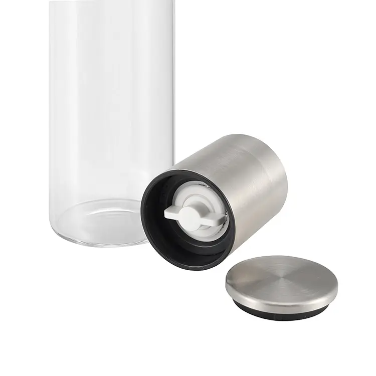 Customized Glass Salt And Pepper Grinder Set1