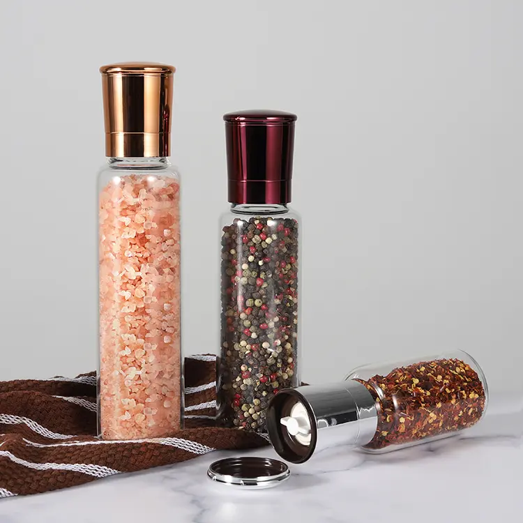 ODM Customized Glossy Adjustable Spice Grinder 