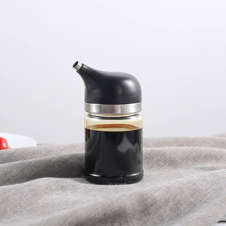 Custom Dripless Olive Oil Dispenser with Glass Jar