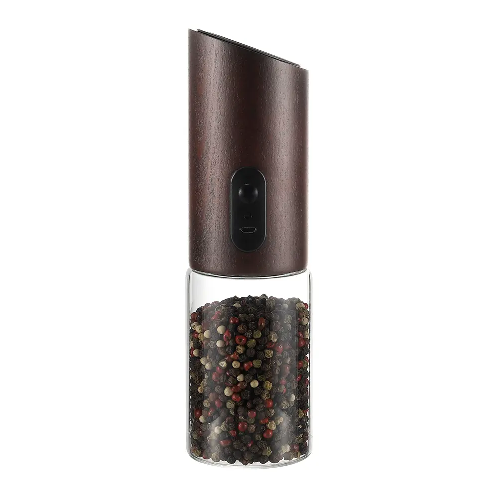 Custom Wooden Electric Salt And Pepper Shakers 