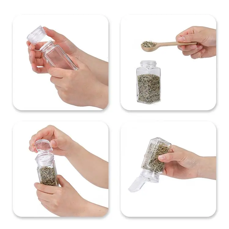 ODM Customized Salt & Pepper Shaker with Glass Bottle