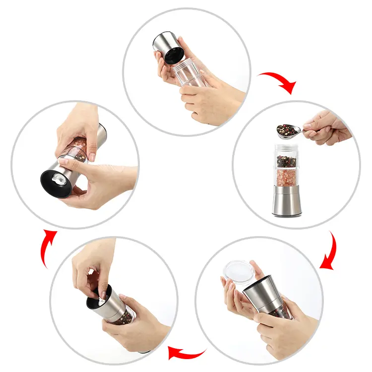 Wholesale Accept Customized Salt and Pepper In One Grinder Exporters, Pricelist