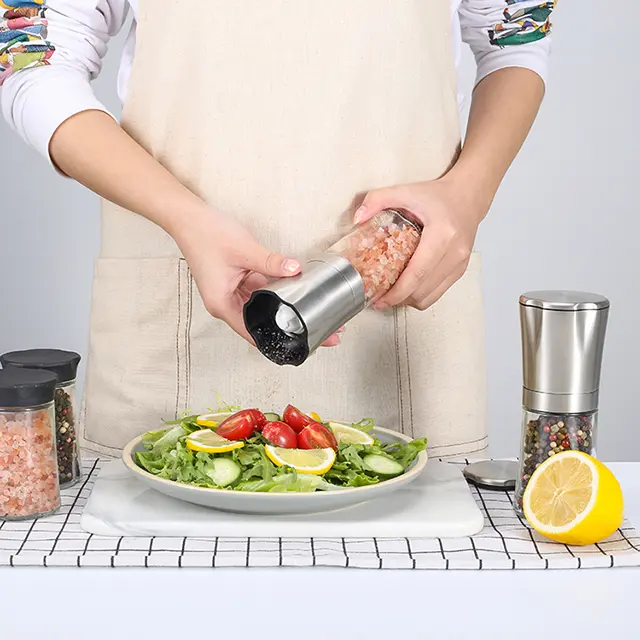 ODM Stainless Steel Handheld Pepper Grinder 1