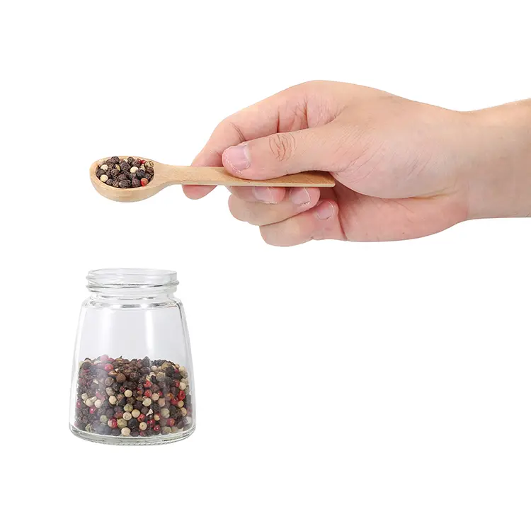 Custom Electric Salt and Pepper Grinder Set with Bamboo Base