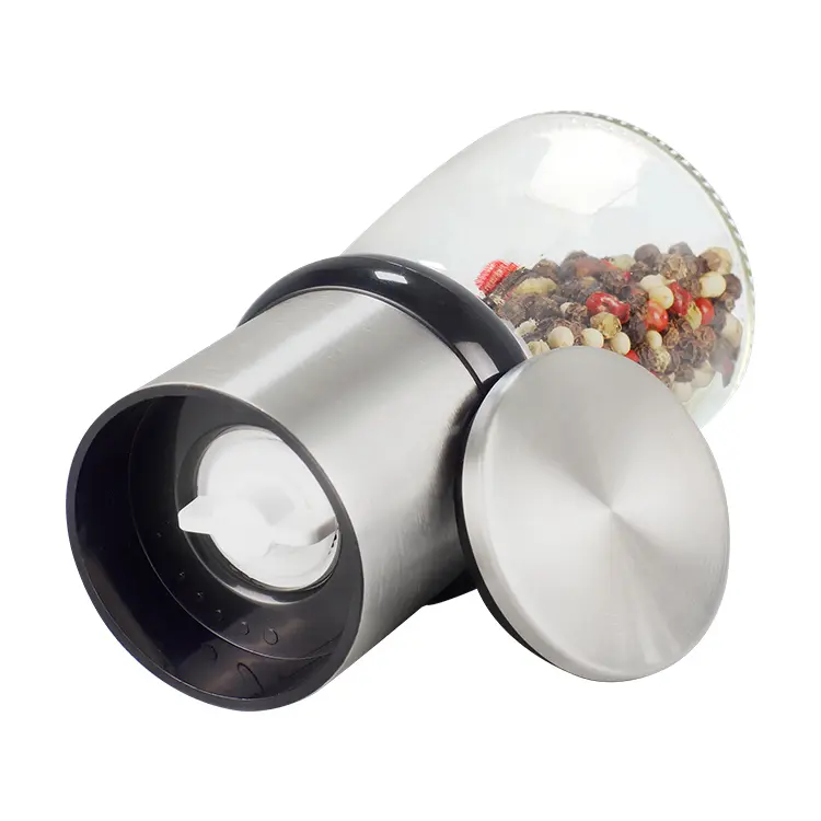 Custom Adjustable Salt and Pepper Grinder Manual with Ceramic Burr