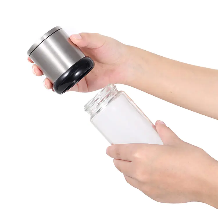 ODM Stainless Steel Manual Spice Mill with Adjustable Ceramic Burr