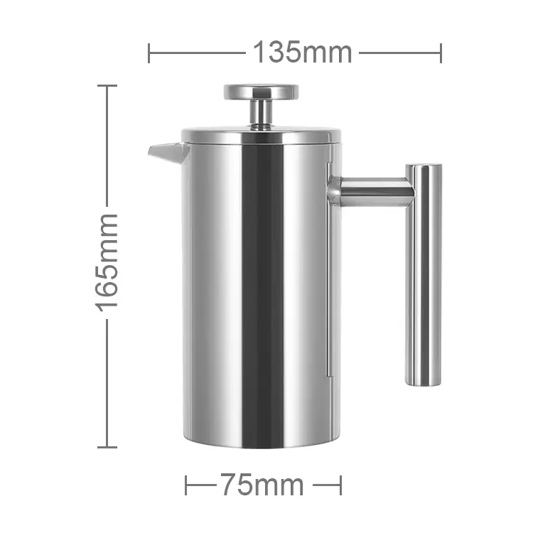 OEM Bulk Sale Double-Wall Stainless Steel French Press Supplier, Companies