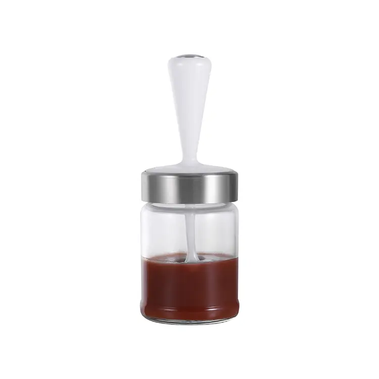Wholesale Breakfast Tools Honey Jam Glass Jars with Spoon
