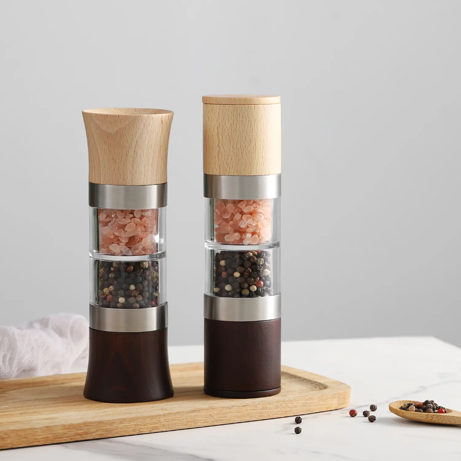 ODM Customized Combined Salt and Pepper Mill