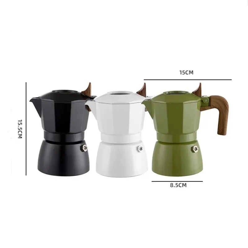 Custom  Commercial Moka Pot Coffee Maker Supplier, Manufacturer