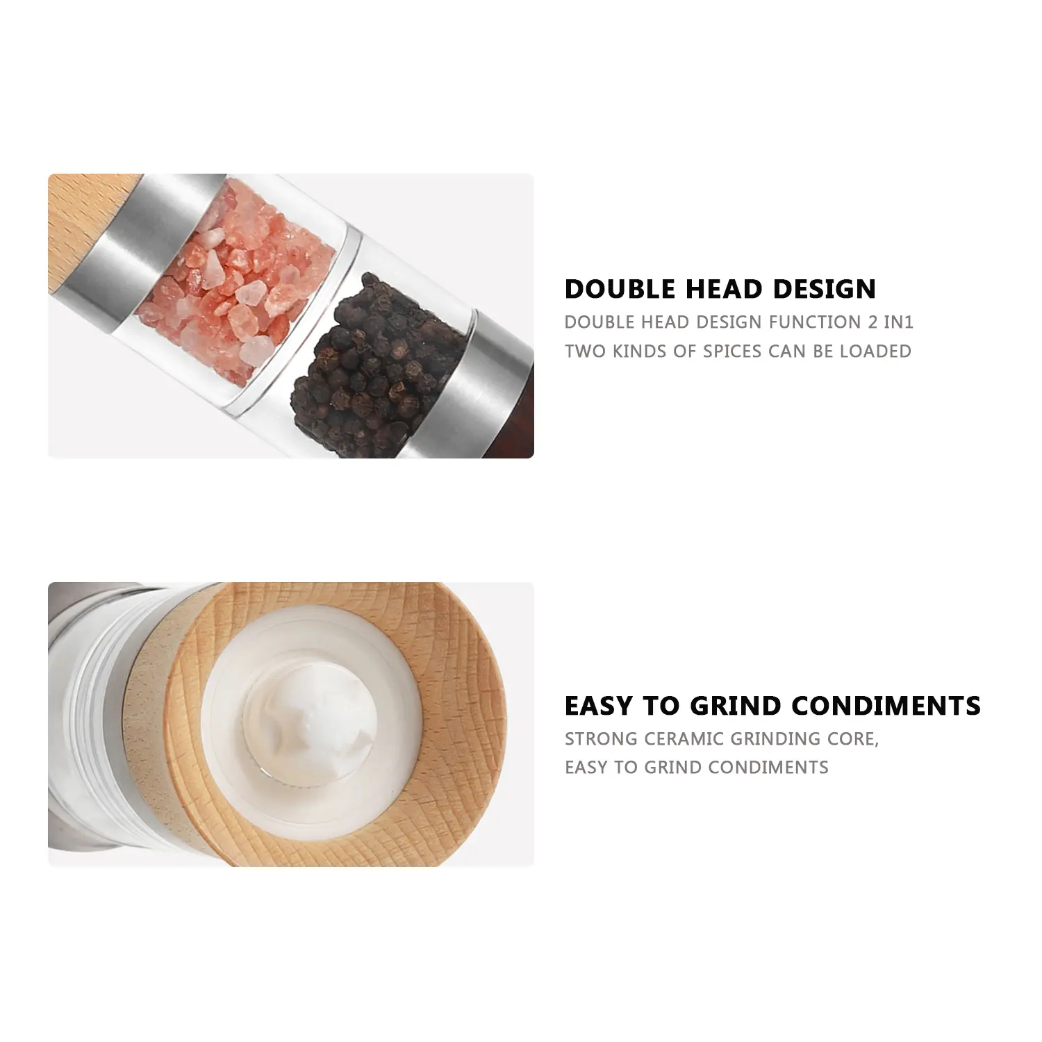 Famous Bulk Wood Combined Salt and Pepper Mill Service, Companies