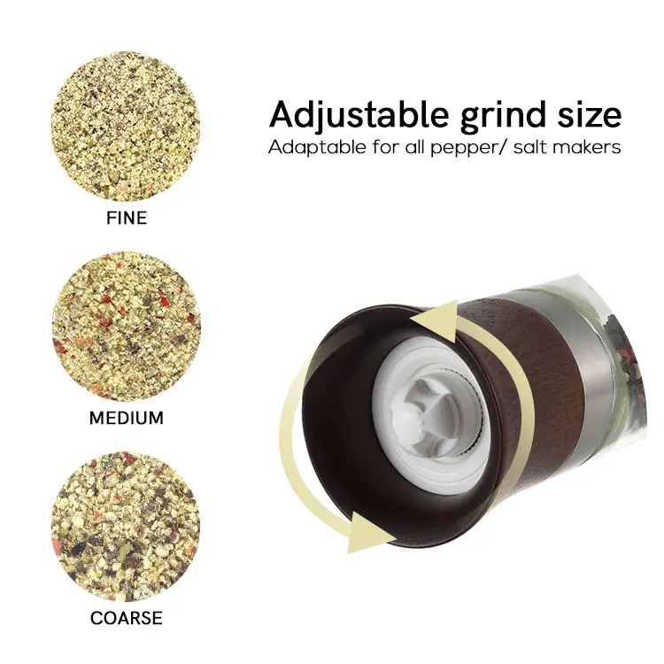 ODM Customized Wooden Salt Grinder