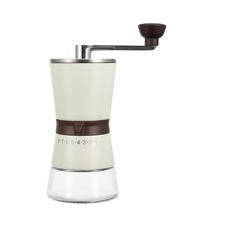 Custom Coffee Burr Hand Grinder with 8 External Adjustments