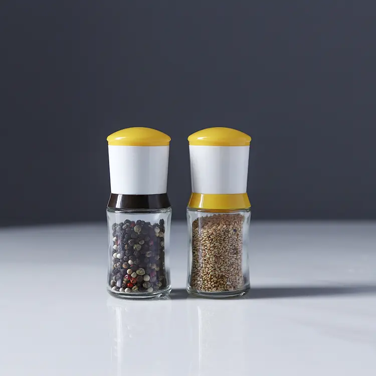 ODM Compact Salt Pepper Grinder With Glass Jar
