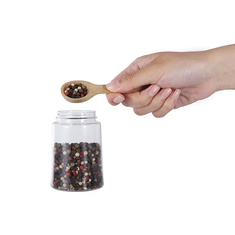 Best OEM&ODM Plastic Manual Pepper Grinder with Glass Jar Product, Exporters