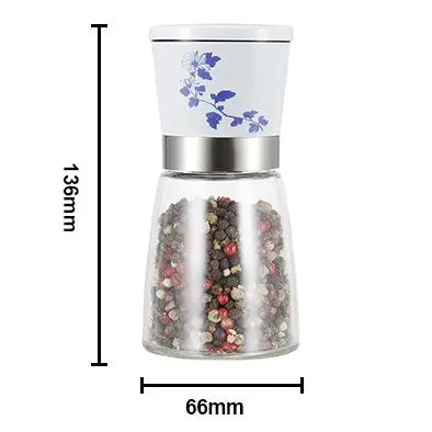 Wholesale Adjustable Spice Mill with Celadon Pattern