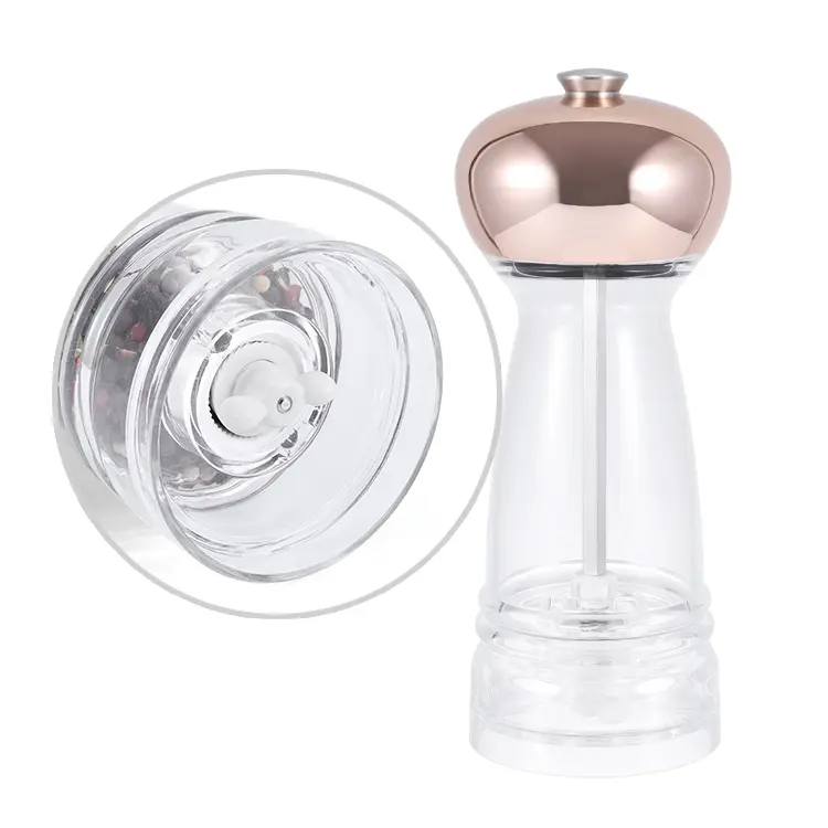 transparent spice mill materials