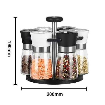 Wholesale Manual Spice Grinder Set with Stand