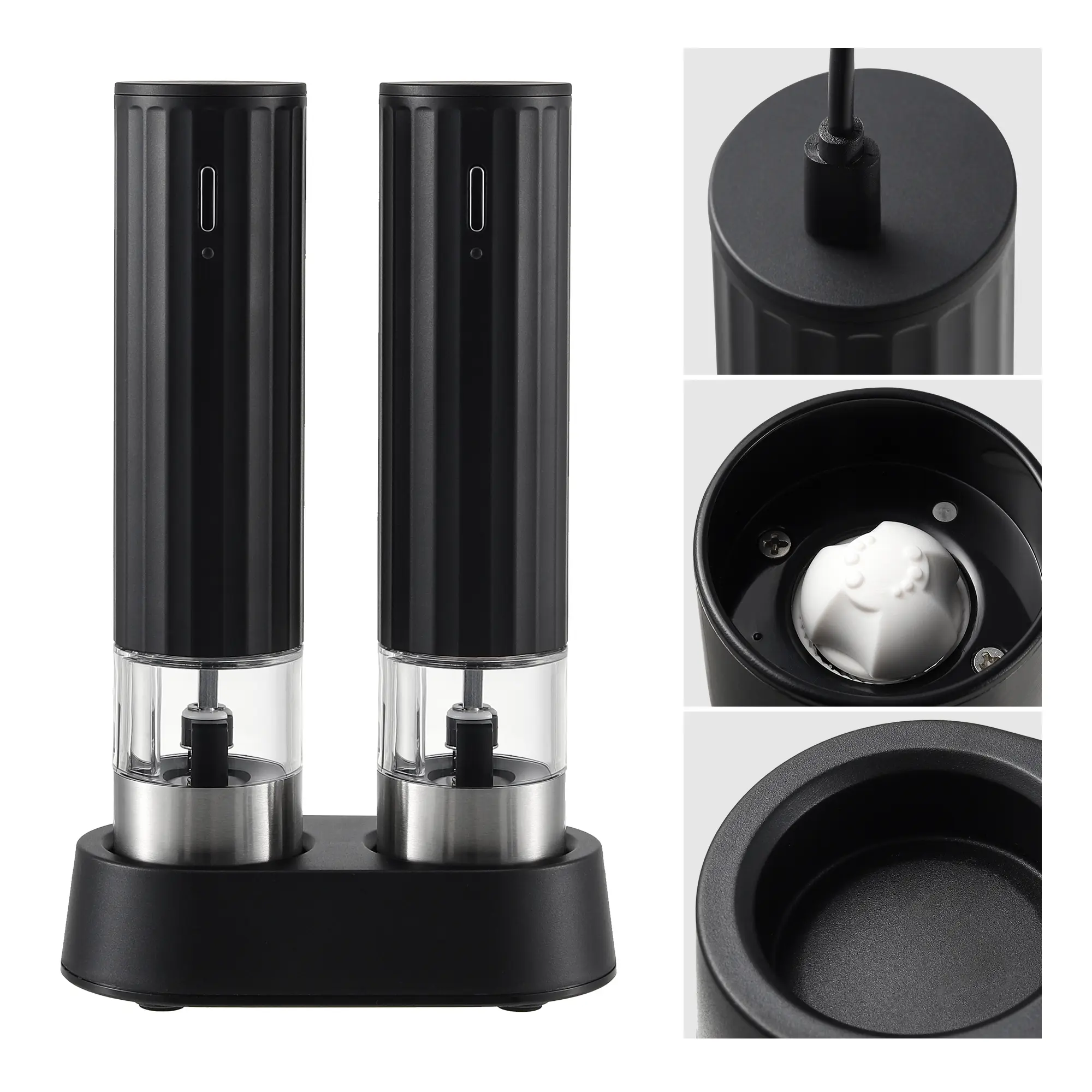 New Motorized Pepper Mill Set 4