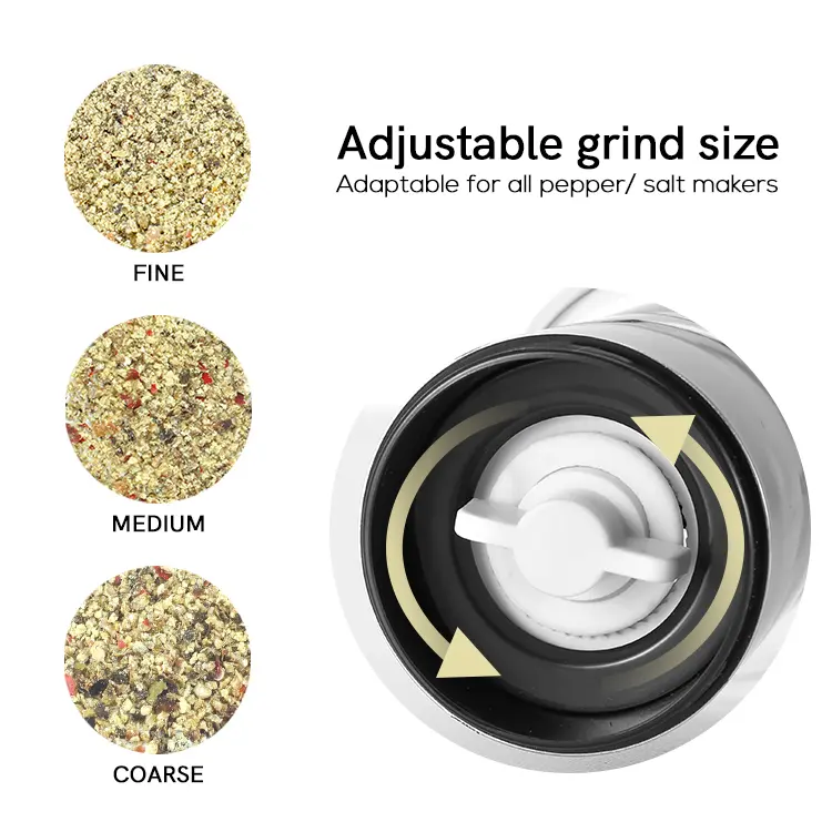 ODM Borosilicate Glass Salt & Pepper Grinder