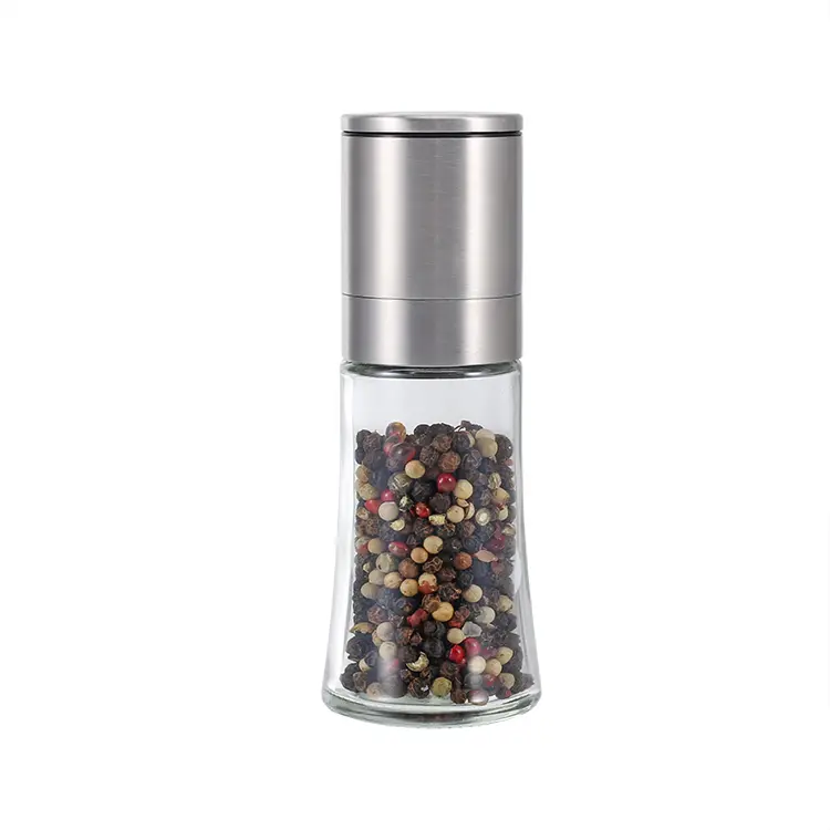 Wholesale Stainless Steel Spice Grinder Set with Plastic Base