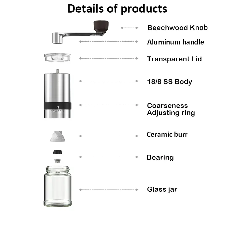 Wholesale Customized Manual Coffee Mill & Stainless Steel French Press Company, Factory
