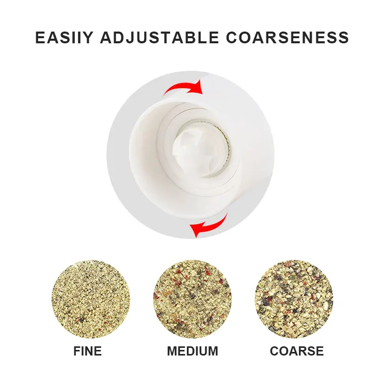 Wholesale Manual Pepper Grinder Set with Ceramic Burr