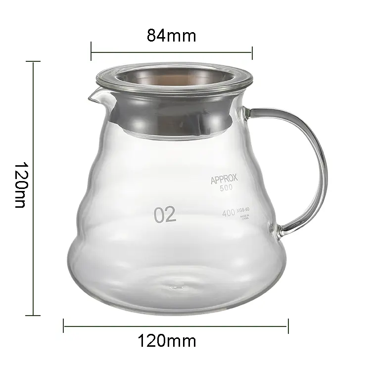 Famous Bulk Sale Borosilicate Glass Coffee Server Exporters, Factories