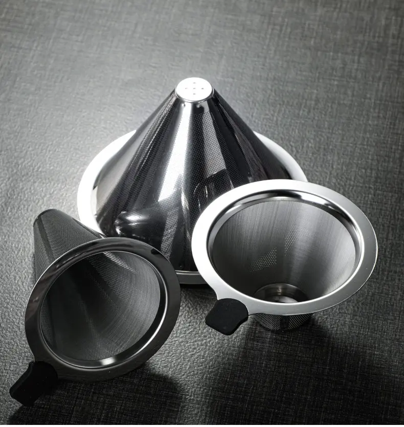 ODM Pour Over Coffee Maker with Stainless Steel Filter